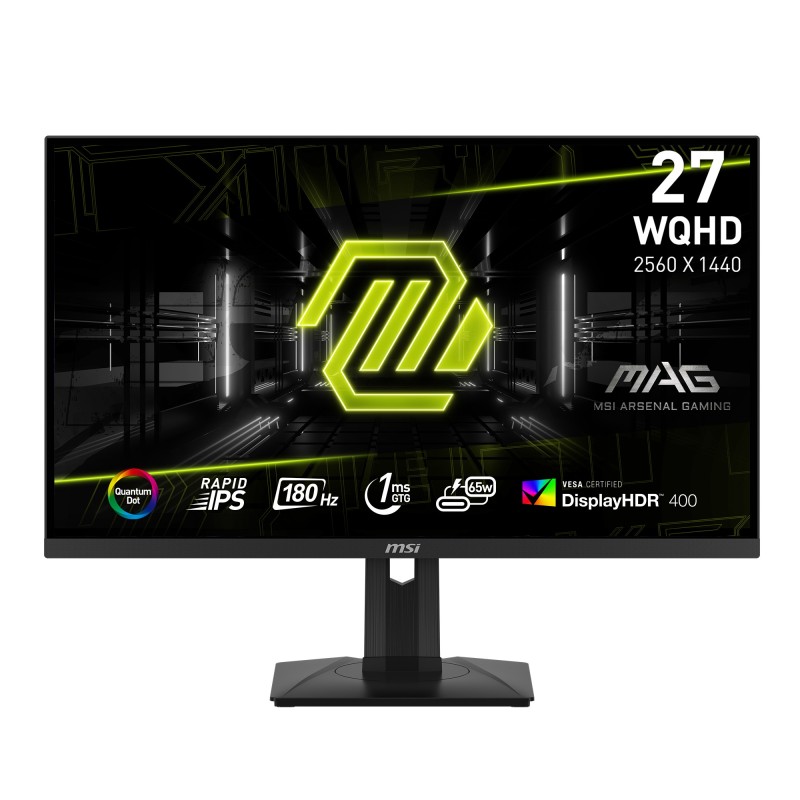 MSI Optix MAG274QRFDE-QD E2 69cm (27") QHD IPS Gaming Monitor 16:9 DP/HDMI 180Hz